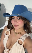 Dark Denim Cow Girl Hat