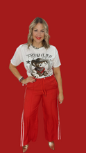 Red Side Open Pant