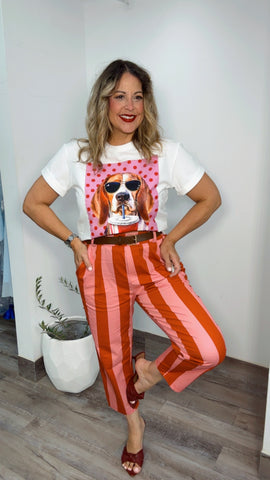 Polka Dot Dog Tee