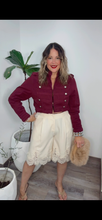 Burgundy Napoleón Jacket