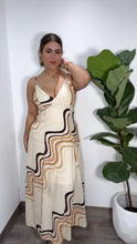 Brown Island Maxi Dress