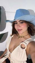 Wash Denim Cow Girl Hat