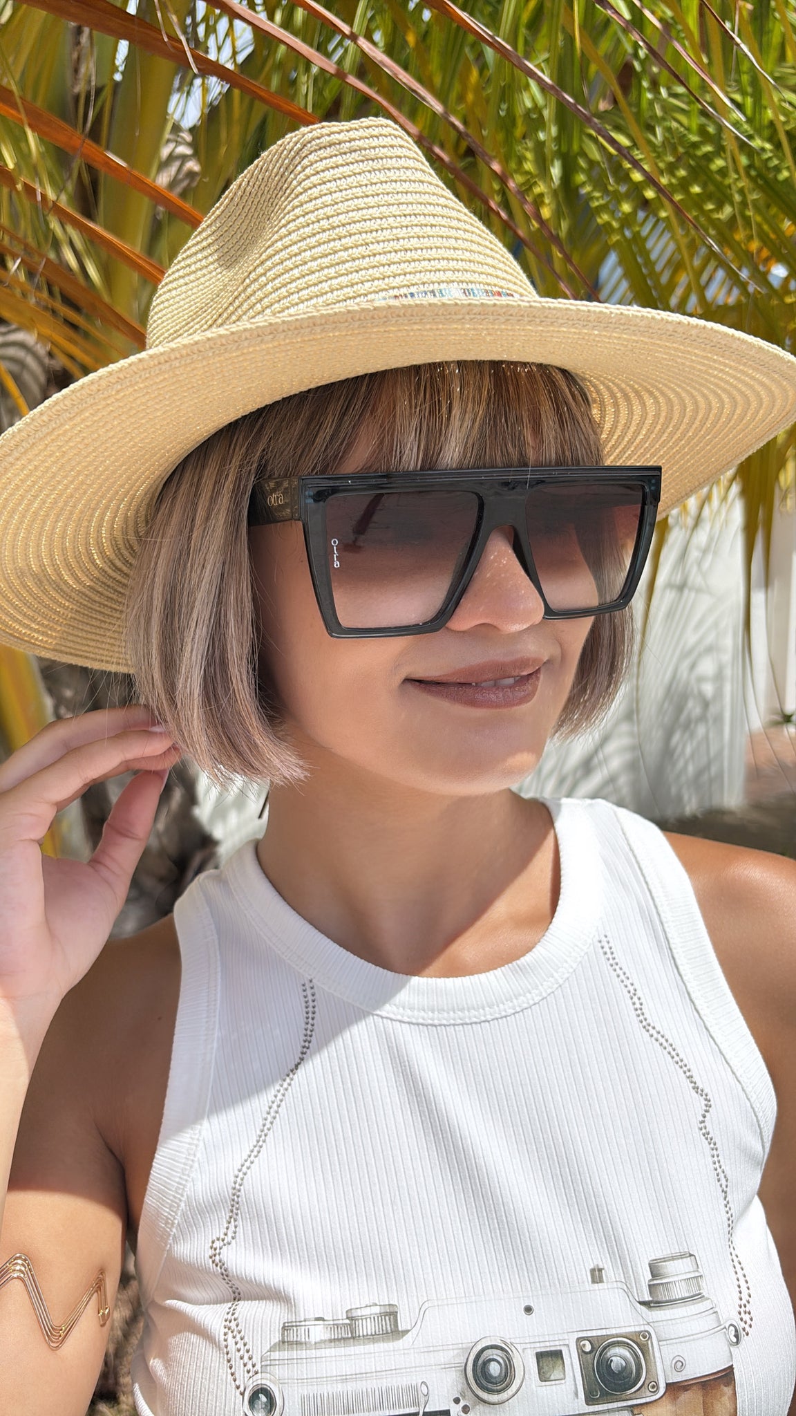 Otra Ollie Navy/Brown Sunglasses