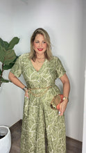 Green Palm Jumpsuit
