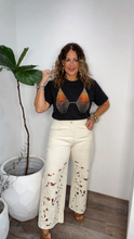 Beaded Bralette Statement Tee (Pre order llega semana próxima)