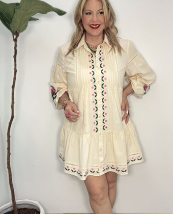 Bloom & Breeze Mini Dress