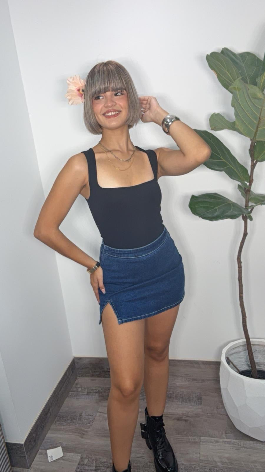 Basic Not Basic Black Top