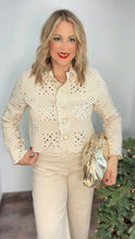 Ivory Cutwork Button Jacket