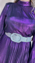 Violet Metallic Dress