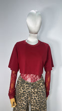 Layering Lacey Burgundy Bodysuit