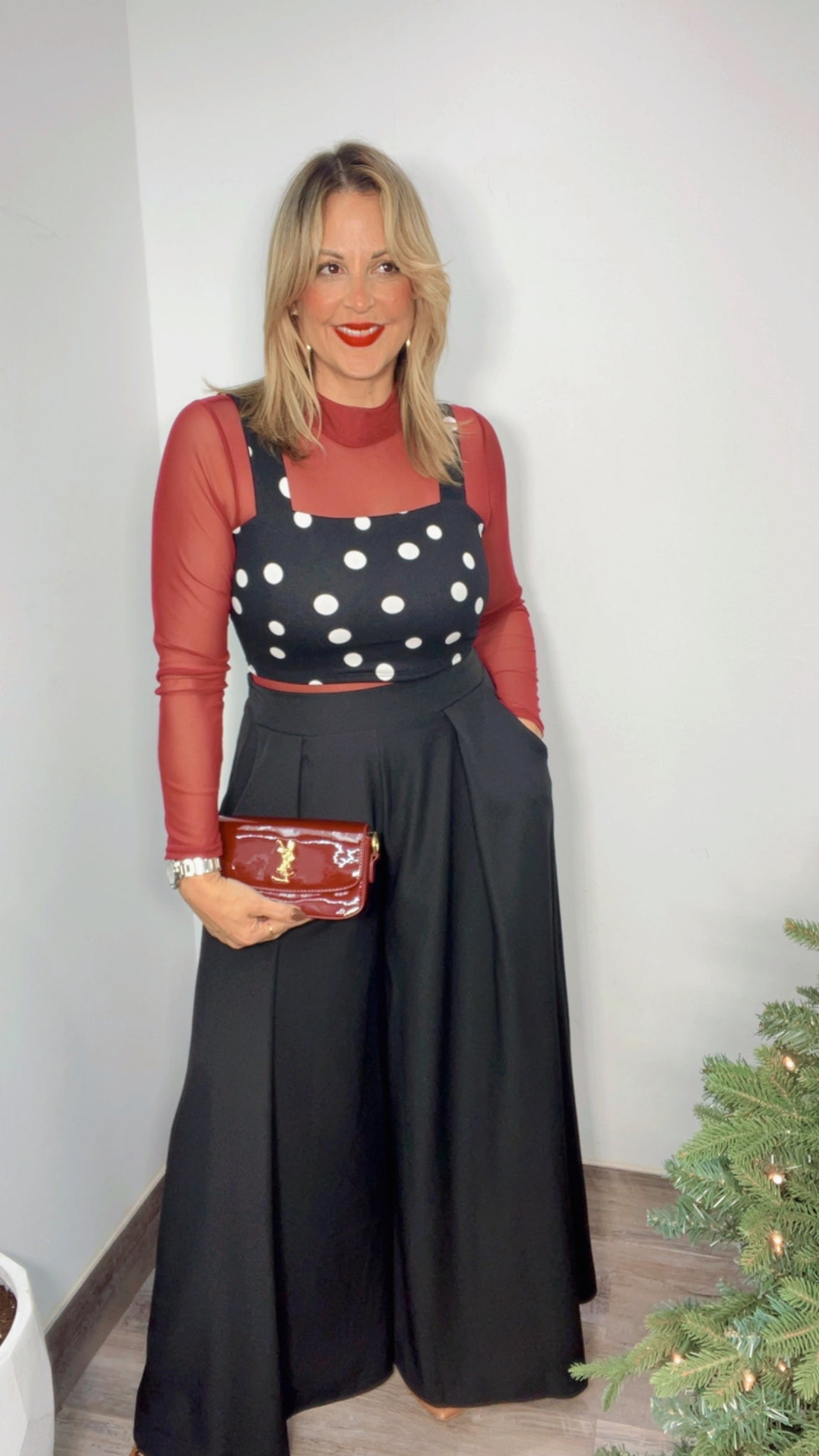 Classic Noir Palazzo Pants