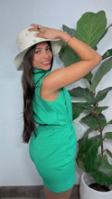 Emerald Poplin Romper