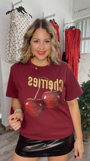 Cherries Wine T-Shirt