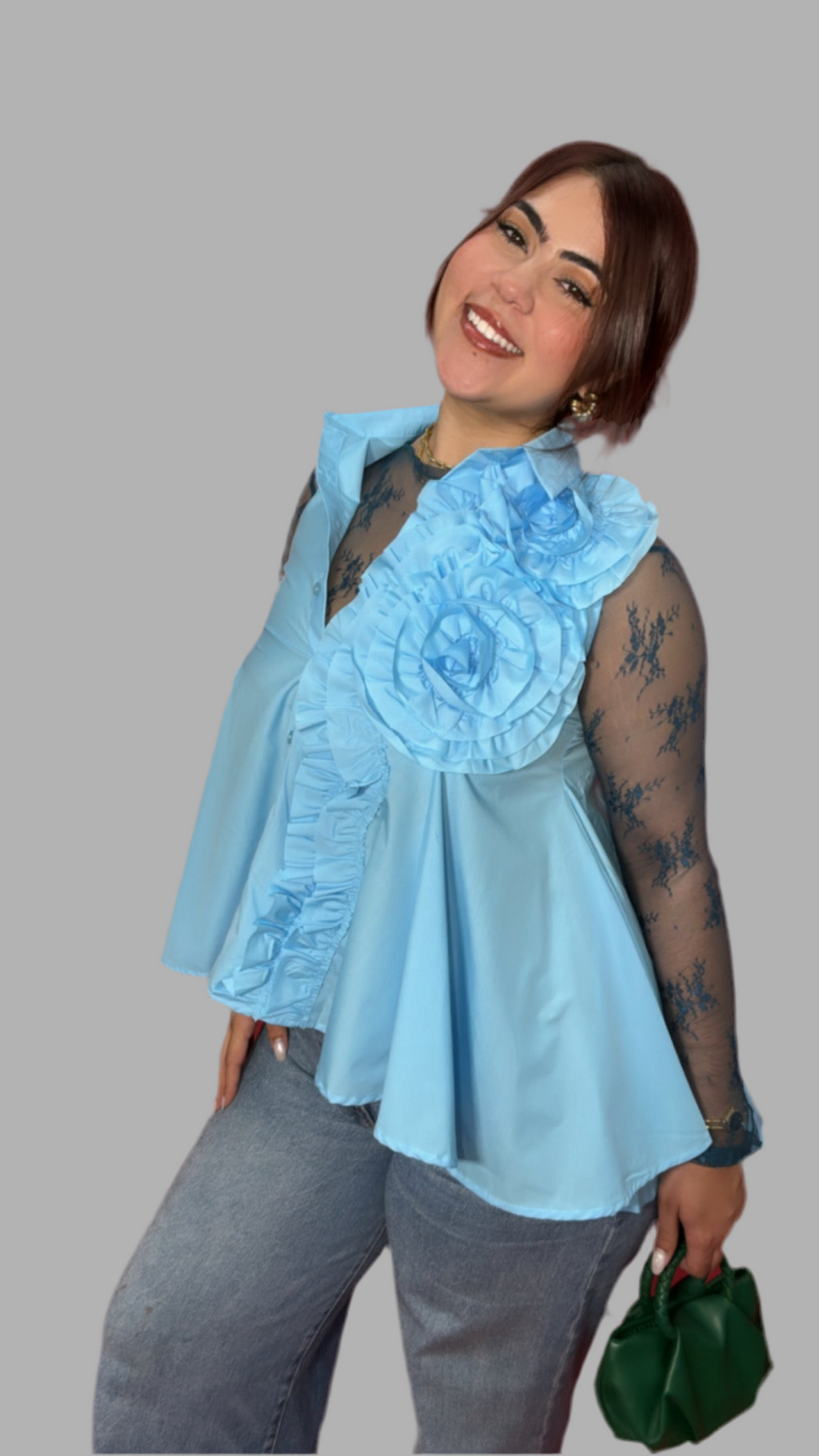 Baby Blue Gracia Blouse