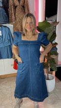 Indigo Denim Maxi Dress