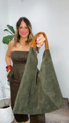 Olive 100% Leather Bag