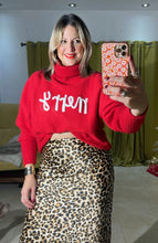 Red "Merry" Sweater