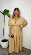 Luxe Caramel Flow Dress