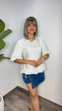 White Almond Flower Top