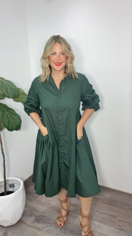 Gracia Hunter Green Dress
