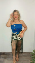 Tropical Fringe Mini Skirt