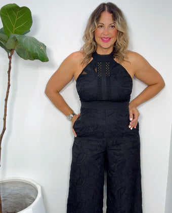 Noir Lace Jumpsuit