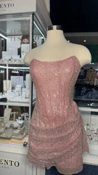 Pink Sequin Dress