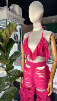 Fucsia Long Beachy Set