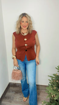 Burgundy Icon Top