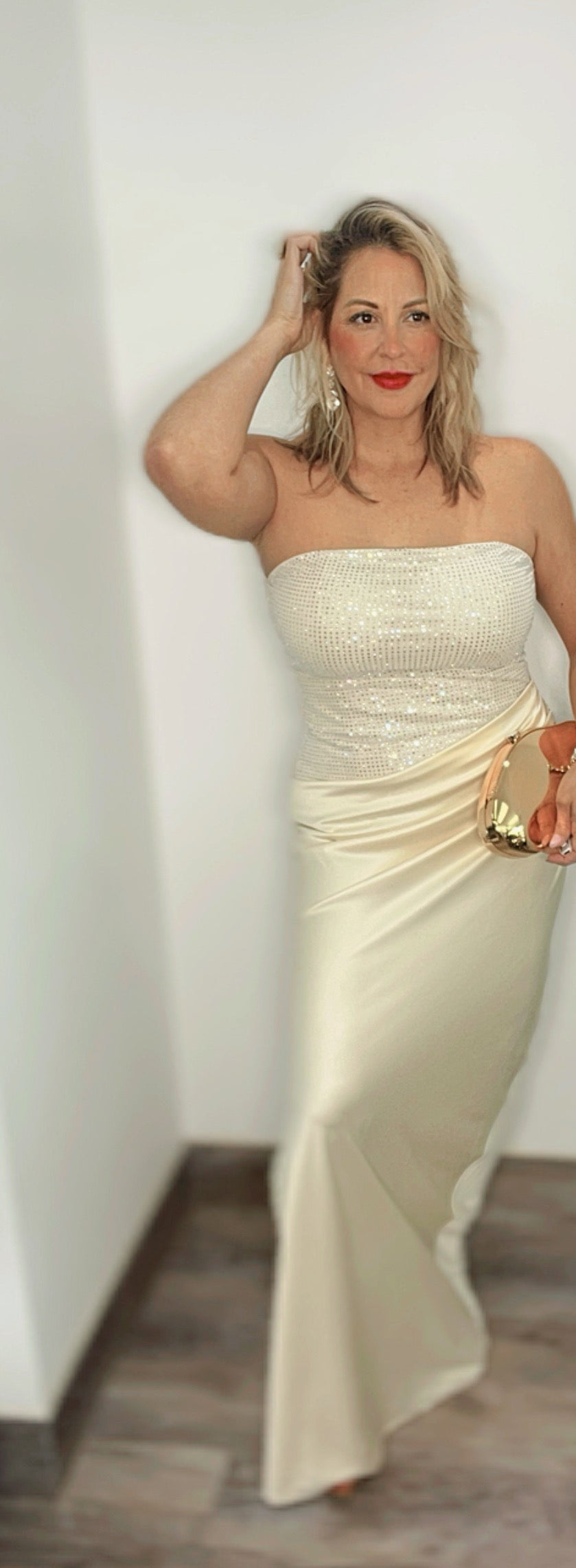 Champagne Allure Gown Dress