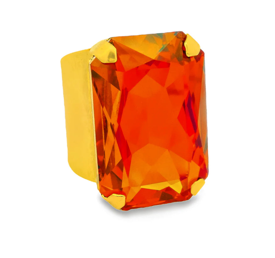 TOVA  Soleil Ring in Astral Pink