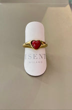 Tisento Red Heart Ring