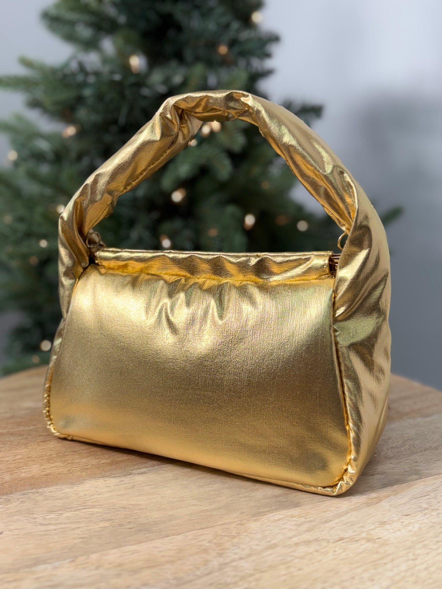 Baguette Metallic Gold