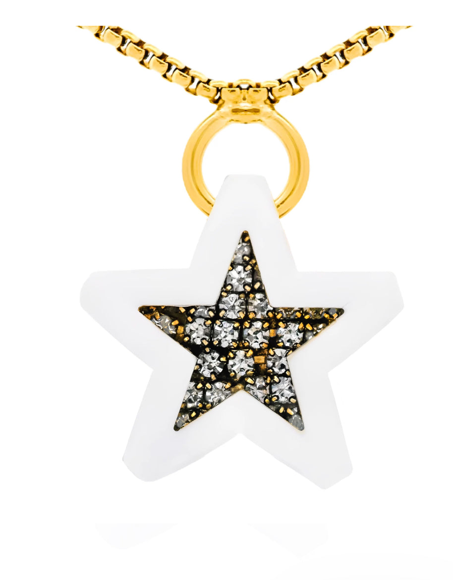 TOVA Astra Necklace in White