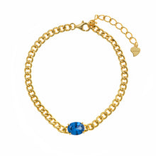 Salvatore Blue Gem Bracelet