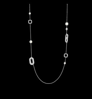 Silver Ti Sento Chain Necklace