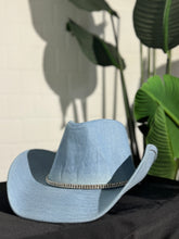 Wash Denim Cow Girl Hat