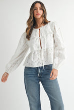 ELODIE EYELET WHITE TOP