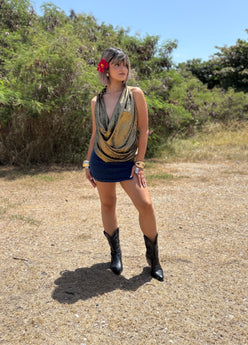 Caribe Chic Golden Top