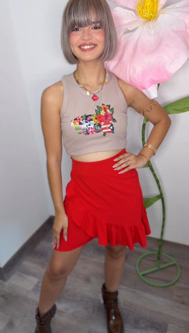 Tank Nude Isla Bonita Top