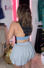 Gray Bubble Skirt