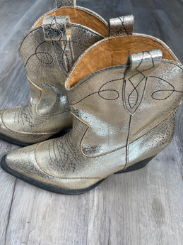 Anna Gold Cowgirl Boots