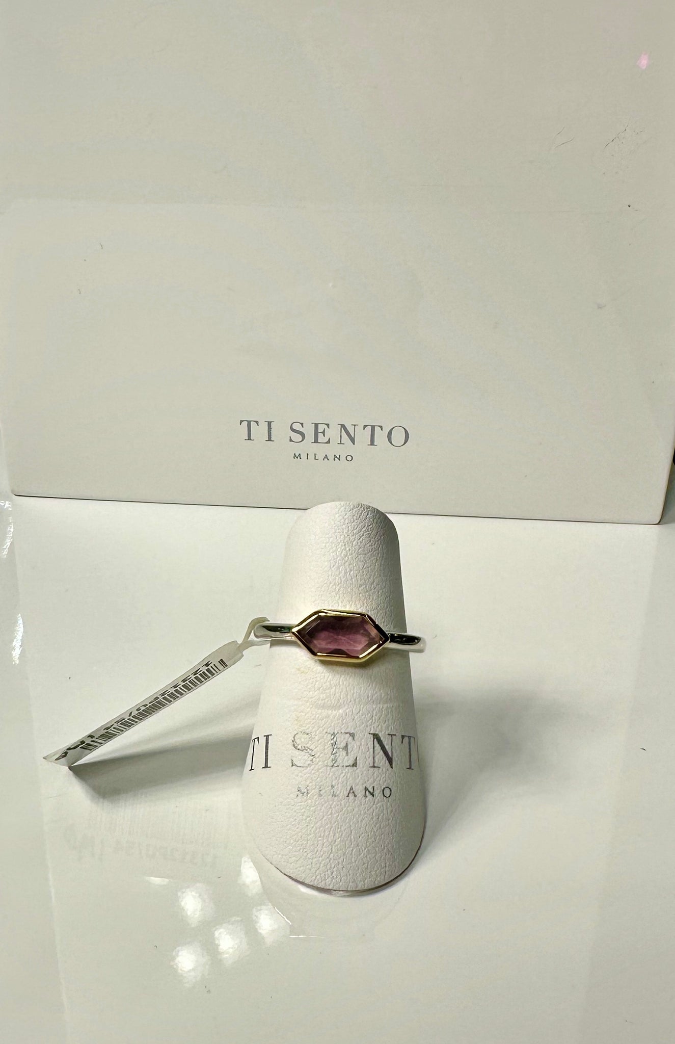 TiSento Milano Translucent Purple Ring