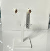 TiSento Milano Translucent Purple Studs Earrings
