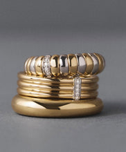 Ti Sento Twisted Two Tone Ring