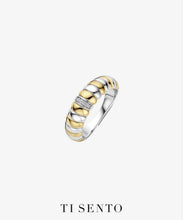 Ti Sento Twisted Two Tone Ring