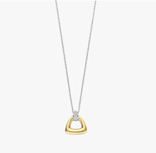 Tisento Triangular Silhouette Gold Plating Necklace