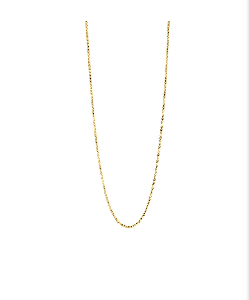 Tisento Classic Chain Long Gold Plating Necklace Christmas Collection