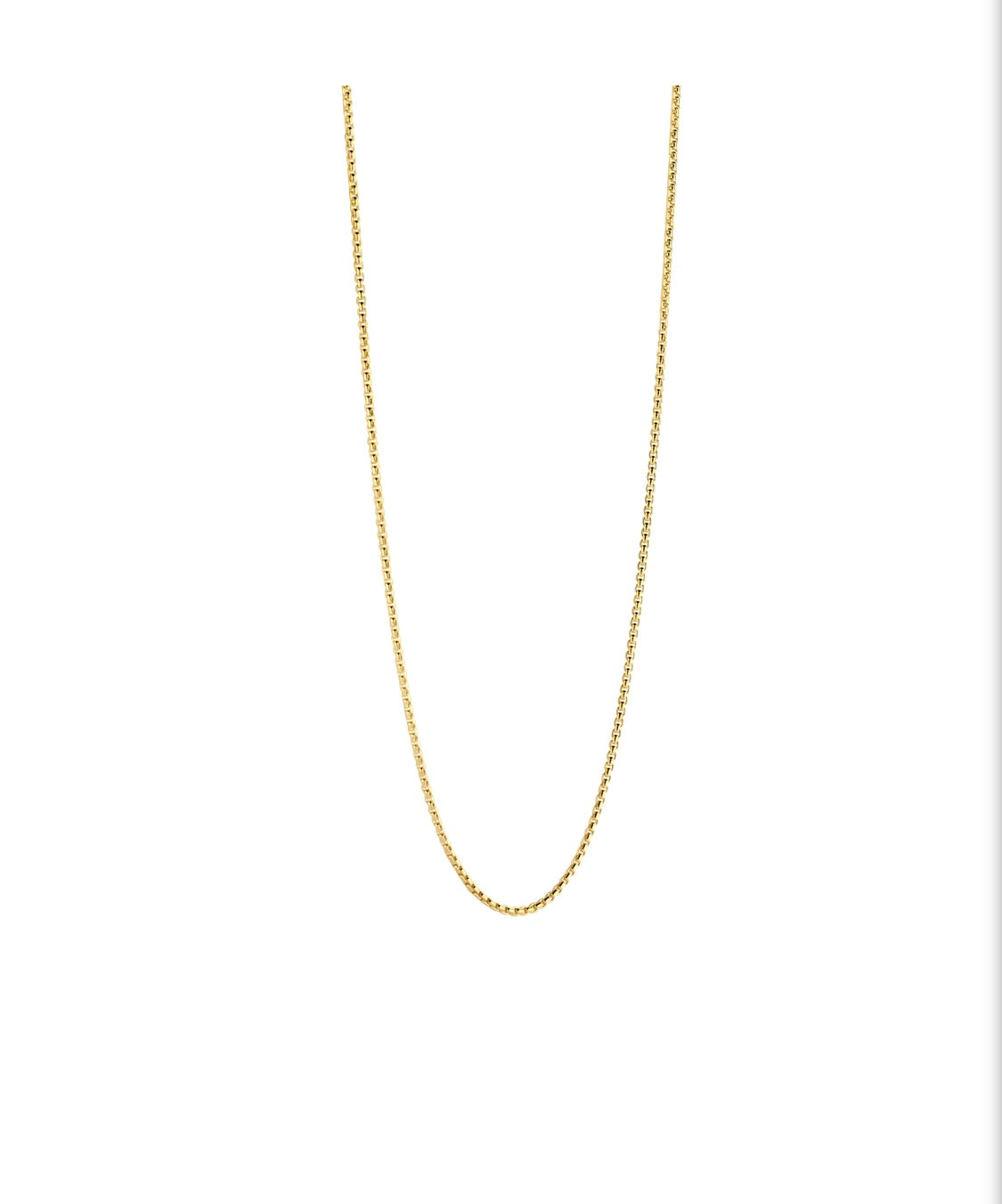 Tisento Classic Chain Long Gold Plating Necklace Christmas Collection