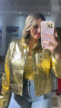 Gold Metallic Jacket